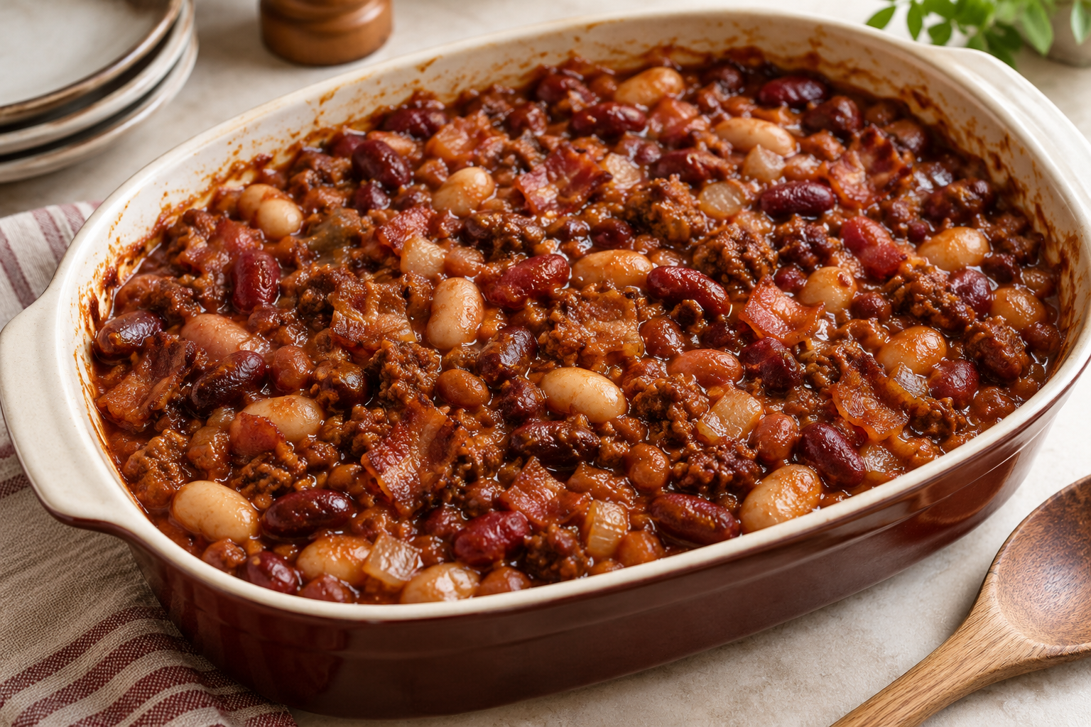 Baked bean casserole