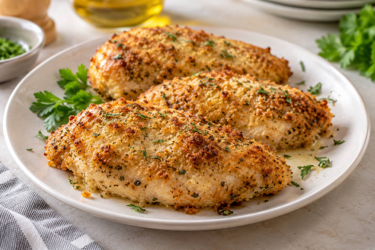 Parmesan Crusted Chicken